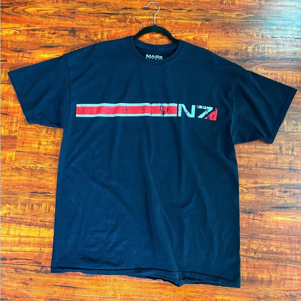 2016 N7 Mass Effect 2 3 Trilogy Graphic T-Shirt Loot Gaming Crate